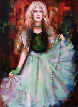 Lovely Girl IS 05 Impressionist Oil Paintings